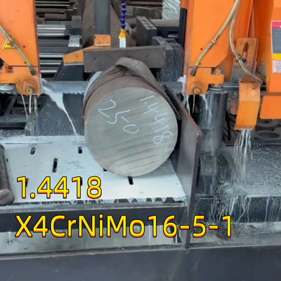 EN 1.4418 X4CrNiMo16-5-1 स्टेनलेस स्टील ब्राइट राउंड बार S165M 1.4418 प्रोपेलर के लिए OD 80MM