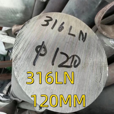 Ø120 X 3000 में 316LN ESR 1.4429 स्टेनलेस स्टील गोल बार SS316LN गोल रॉड काला सतह