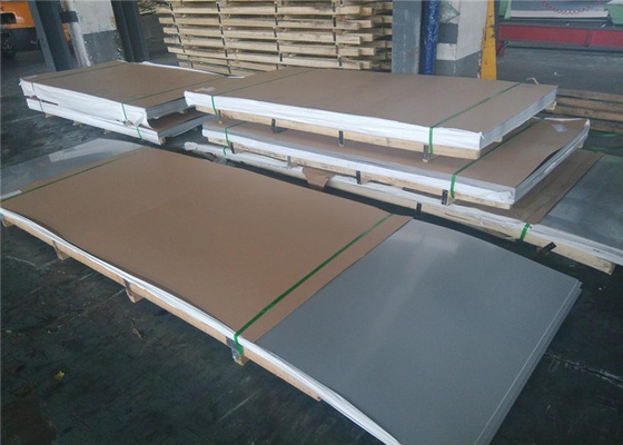 ठंड लुढ़का स्टेनलेस स्टील प्लेट निर्माण के लिए 0.4 - 6 मिमी मोटाई