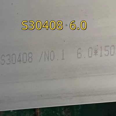 ASTM A240 TP304 S30408 1.4301 स्टेनलेस स्टील प्लेट NO.1 सतह 1500x3000 मिमी आकार