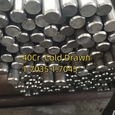 SAE5140 स्टील राउंड बार स्पेसिफिकेशन Φ18.3x2500mm कोल्ड ड्रॉ अलॉय स्टील 1.7035/1.7045 HRC 28-32