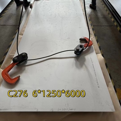 ग्रेड Hastelloy C276 प्लेट निकेल मिश्र धातु ASTM B575 UNS N10276 मिश्र धातु प्लेट 6*1220*6000mm