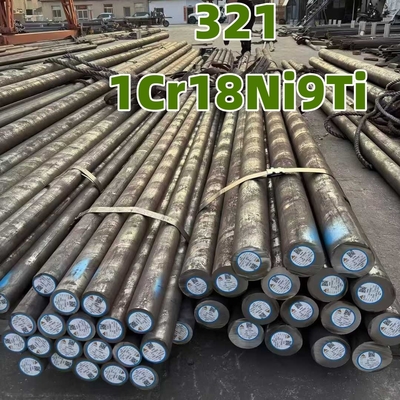 एएसटीएम ए 276 एसएस 321 स्टेनलेस स्टील गोल बार 110 मिमी ओडी गर्मी प्रतिरोधी