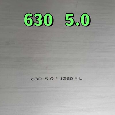 17-4PH SUS 630 गर्म लुढ़का हुआ स्टेनलेस स्टील प्लेट 1-30 मिमी मोटाई H1150 HRC40 कठोरता