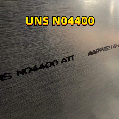 ASTM B127 निकेल कॉपर मिश्र धातु प्लेट UNS N04400 मोनल 400 0.5 - 3 * 1219 * 2438 मिमी