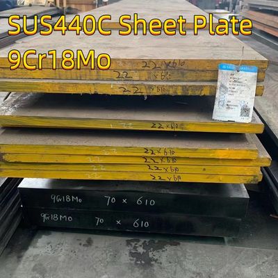 उच्च कार्बन मार्टेंसिटिक 9Cr18Mo SUS440C स्टेनलेस स्टील शीट