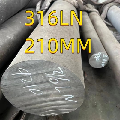 Ø120 X 3000 में 316LN ESR 1.4429 स्टेनलेस स्टील गोल बार SS316LN गोल रॉड काला सतह