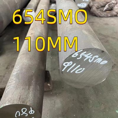 सुपर ऑस्टेनिटिक S32654 1.4652 X1CrNiMOCUN24-22-8 स्टेनलेस स्टील राउंड बार अल्ट्रा 654 SMO