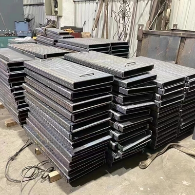 हॉट रोल्ड स्टील चेकर्ड शीट्स S235 पैटर्न R DIN 9220 8mm 1500x6000