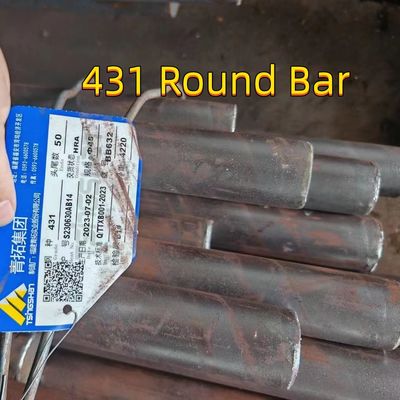 हॉट रोल्ड SUS431 स्टेनलेस स्टील राउंड बार AISI 431 1.4057 राउंड शाफ्ट