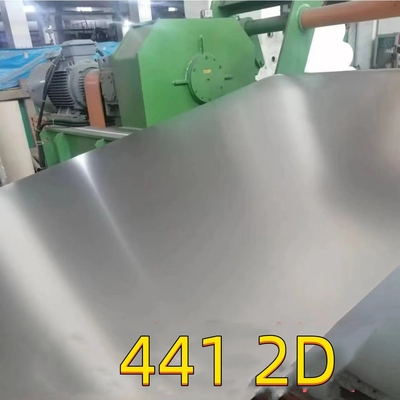 Aisi 441 1.4509 0.8 मिमी स्टेनलेस स्टील शीट 2D सतह 1220*2440 मिमी ऑटोमोबाइल उद्योग के लिए