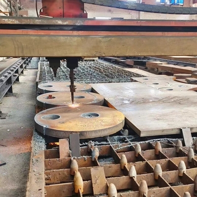 DIN EN10025-2 S355J2+N 1.0577 ग्रेन्युलेटर ऊपरी आवरण स्टील प्लेट 12 * 1524 * 6096 मिमी