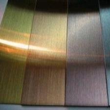 0.5*1240x2440mm स्टेनलेस स्टील चिकनी दर्पण शीट पैनल Ti-गोल्ड दर्पण प्लेट