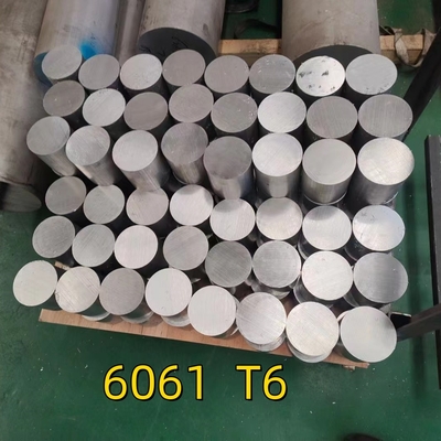 स्टॉक में मिट्टी गोल बार सामग्रीः एल्यूमीनियम मिश्र धातु बार ASTM B-211 ALLOY 6061 T6 मोल्ड के लिए इस्तेमाल किया