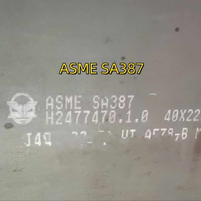 सीएस मिश्र धातु बॉयलर स्टील प्लेट 2000 x 12000 6 मिमी ASME SA387 Gr.22 CL2 मिश्र धातु स्टील प्लेट