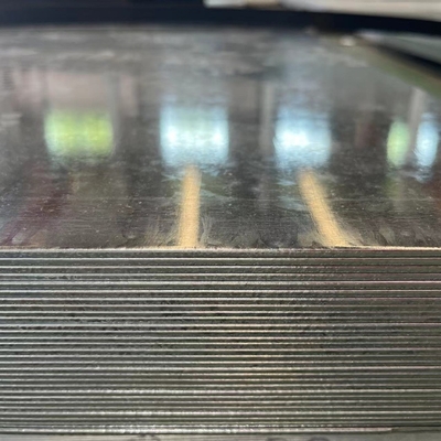 DX51D + Z275 EN 10346/10143 नियमित स्पैंगल क्रोमेट स्किन पास जस्ती स्टील शीट कॉइल 1.5*1250MM