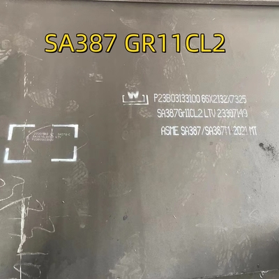 ASTM SA/A387 GR11 CL2 मिश्र धातु स्टील शीट 6000 x 2000 x 10 मिमी बॉयलर दबाव पोत स्टील प्लेट