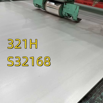 32168 321H स्टेनलेस स्टील प्लेट गर्म लुढ़का हुआ ASME SA240 12*1500*6000MM