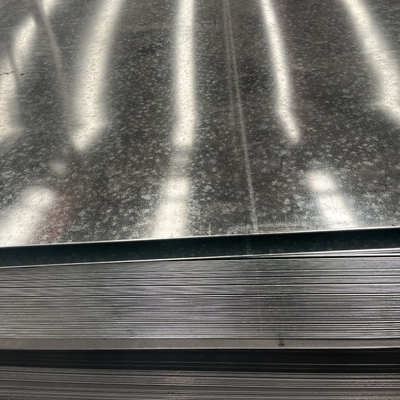 गर्म डुबोया जस्ती स्टील शीट कॉइल Dx51 Z275 G90 1.5mm*1500x3000mm शून्य स्पैंगल