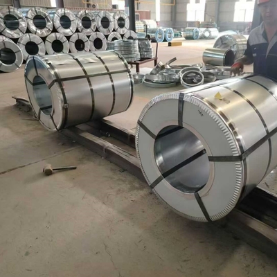 ASTM A653 G90 DX51D SGH340 उच्च शक्ति के साथ जस्ती कोटिंग Z275 स्टील कॉइल शून्य स्पैंगल