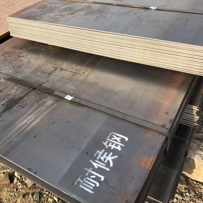 क्षरण प्रतिरोधी Q355NH S355J2WP ASTM A242 प्रकार Corten एक मौसम प्रतिरोधी स्टील प्लेट