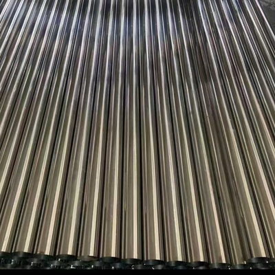 ASTM A554 201 वेल्डेड ट्यूब 25*0.8*6000mm 320 ग्रिट मिरर पॉलिश स्टेनलेस स्टील पाइप