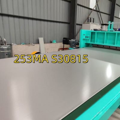 UNS S30815 मिश्र धातु 253MA उच्च तापमान प्रतिरोधी स्टेनलेस स्टील प्लेट 5.0*1500*6000MM