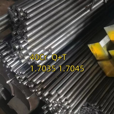 SAE5140 स्टील राउंड बार स्पेसिफिकेशन Φ18.3x2500mm कोल्ड ड्रॉ अलॉय स्टील 1.7035/1.7045 HRC 28-32