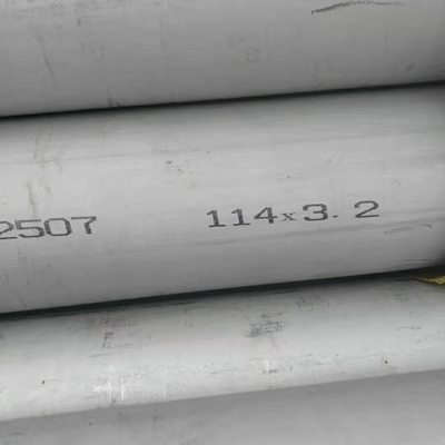 2 इंच SCH40 / 40S  2507 सुपर डुप्लेक्स स्टेनलेस स्टील पाइप ASTM A789 S32750