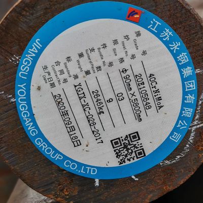 SAE4340 GB 40CrNiMoA En 10250-3 मिश्र धातु इस्पात सीमा