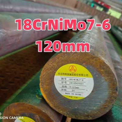 गर्म लुढ़का हुआ 18Crnimo7-6 समकक्ष 1.6587 18NCD6 मिश्र धातु स्टील गोल बार 105MM नरम एनील्ड