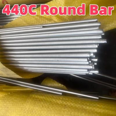 स्टील सामग्री DIN 1.4125 (X105CrMo17 / AISI 440C) स्टेनलेस स्टील गोल बार