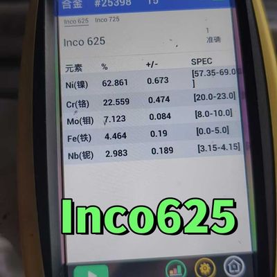 ASTM B564/Uns N06625/ASTM B446 चिकित्सा उपकरणों के लिए निकेल मिश्र धातु रॉड इनकोनेल 625 बार