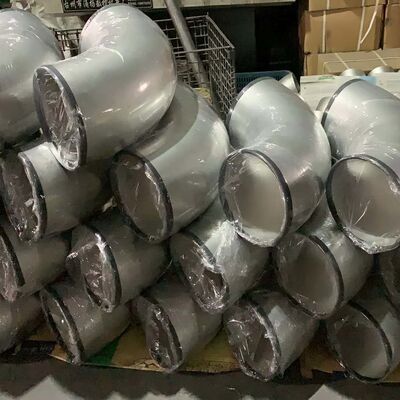 एवेस्टा में एल्बो 45SM लॉन्ग रेडियस 254SMO 10 "Sch-40 BW S31254 स्टेनलेस स्टील इब्लो