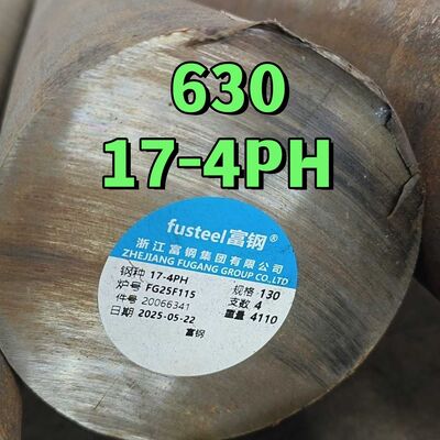 EN 1.4548 AISI630 17-4 PH SUS630 स्टेनलेस स्टील गोल रॉड स्थिति H1150 कठोरता 28HRC (न्यूनतम)