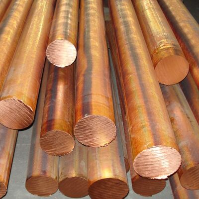 औद्योगिक रूप से प्रयुक्त तांबा गोल आकार का तांबा छड़ी बड़ा व्यास C1100 लाल तांबा पट्टी