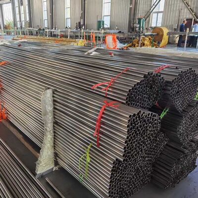 ASTM A269 TP304 AISI304 स्टेनलेस स्टील वेल्डेड पाइप का उपयोग रेलिंग रेलिंग सीढ़ी की चमकदार सतह के लिए किया जाता है