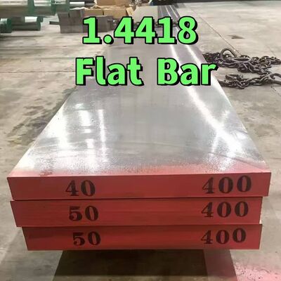 1.4418 QT900 स्टेनलेस स्टील फ्लैट बार 230x85 DIN EN 10088-3 अल्ट्रासोनिक परीक्षण के साथ