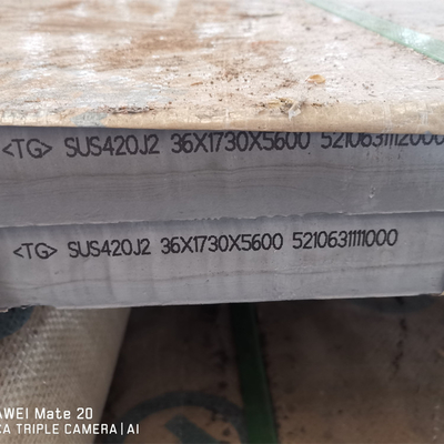 30Cr13/ EN 1.4028 / DIN X30Cr13 / JIS SUS 420J2 सर्जिकल उपकरणों के लिए स्टेनलेस स्टील प्लेट