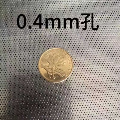 Perforated 304  Sheet Micron Hole 0.4 mmx1000 x 2000 mm Stainless Steel Sheet With Microperforation