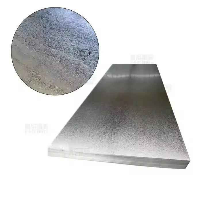 जस्ती सतह उपचार SGCC DX51D ग्रेड जस्ती स्टील शीट Z80-Z275 1